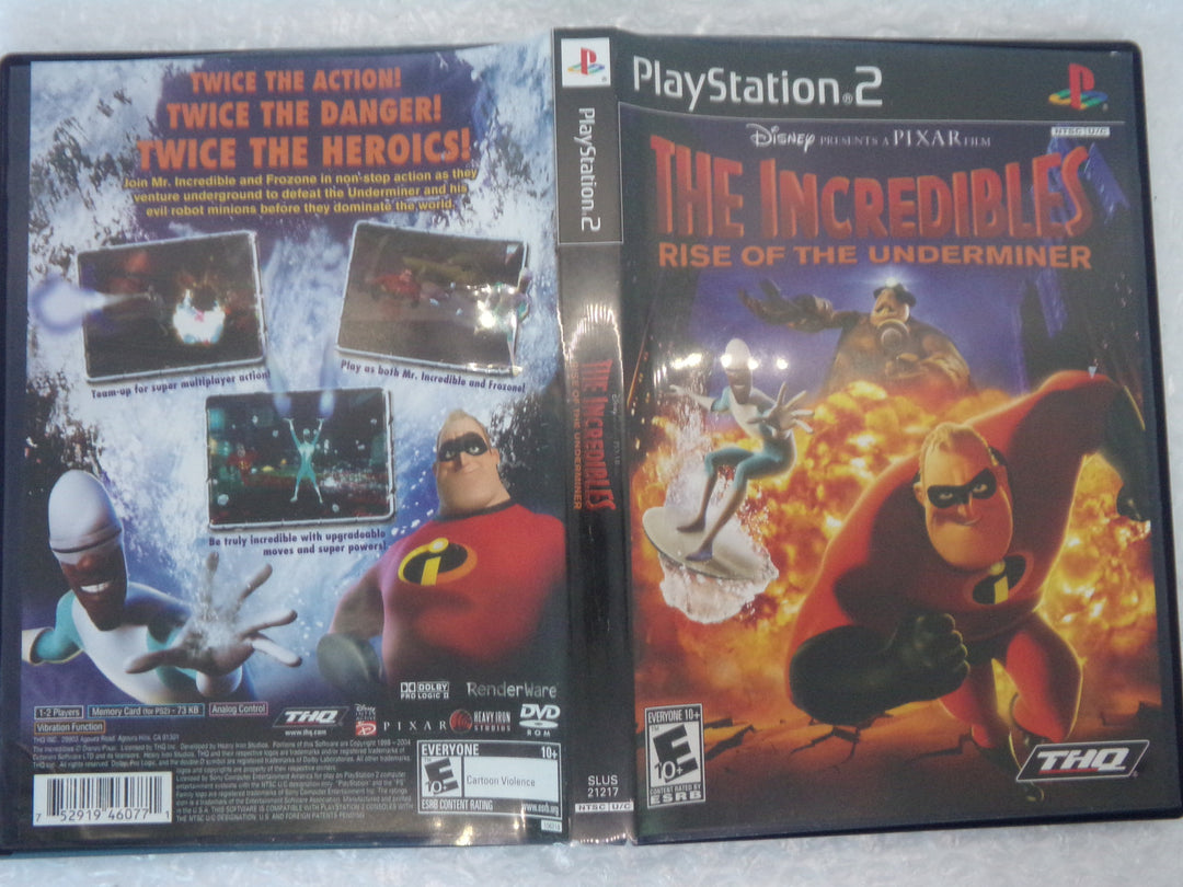 The Incredibles: Rise of the Underminer Playstation 2 PS2 Used