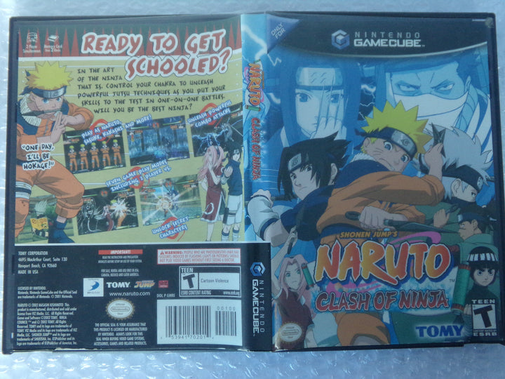 Naruto: Clash of Ninja Nintendo Gamecube Used