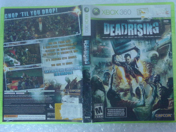 Dead Rising Xbox 360 Used