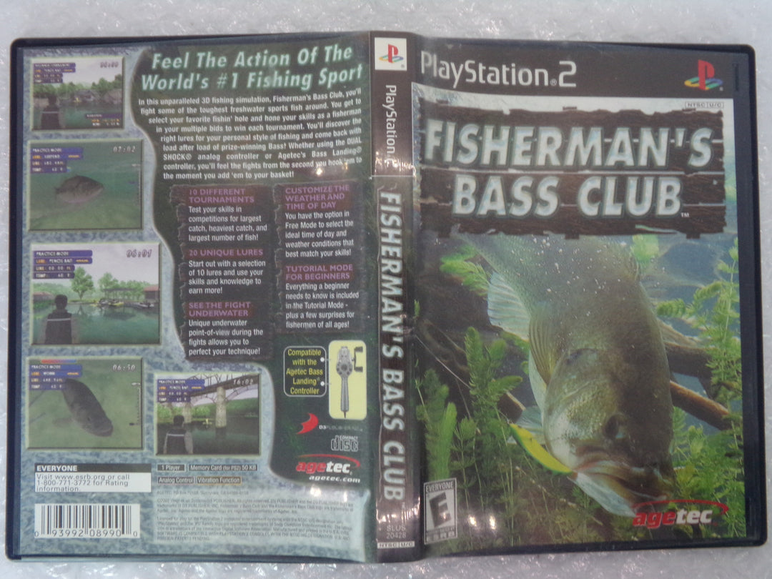 Fisherman's Bass Club PlayStation 2 PS2 Used