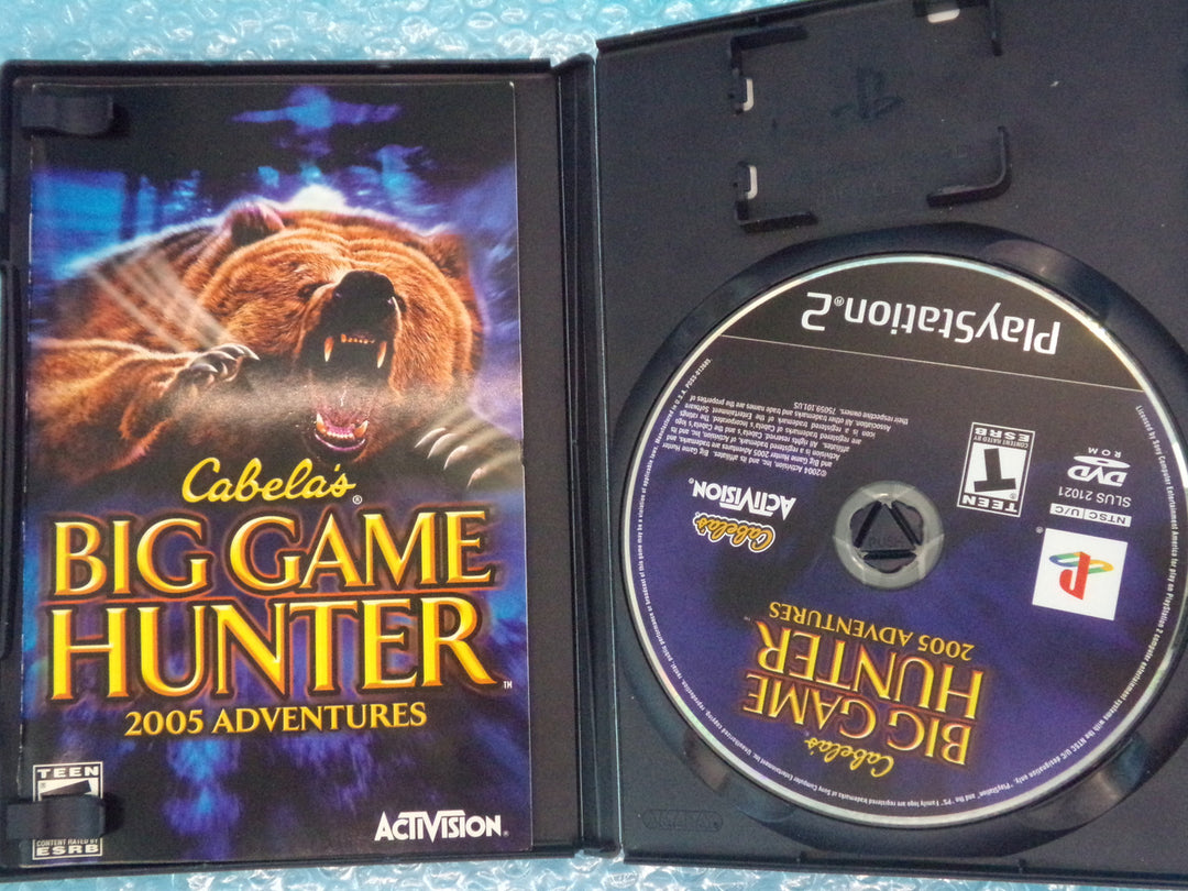 Cabela's Big Game Hunter 2005 Adventures Playstation 2 PS2 Used
