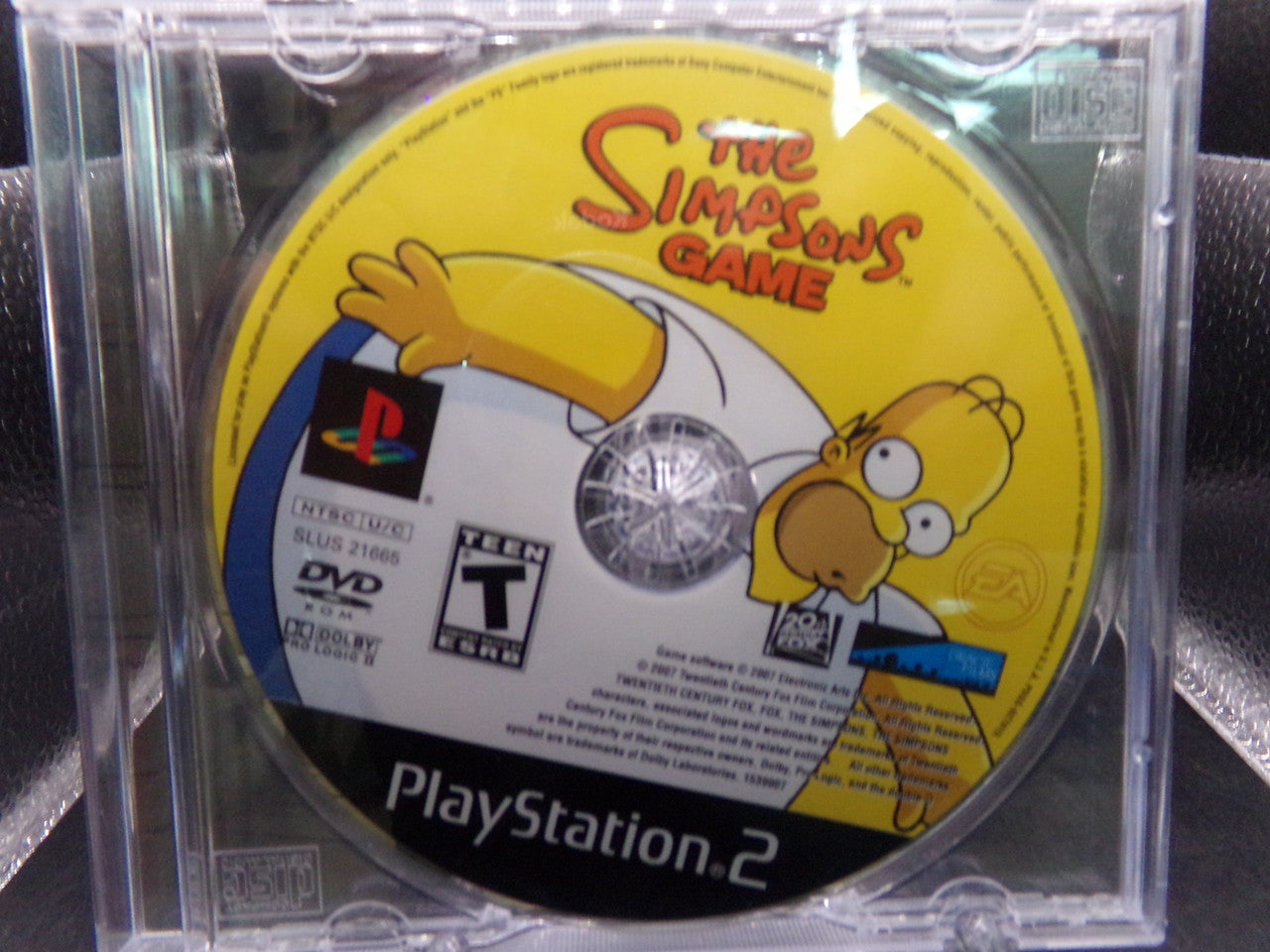 The Simpsons Game Playstation 2 PS2 Disc Only – Core Gaming