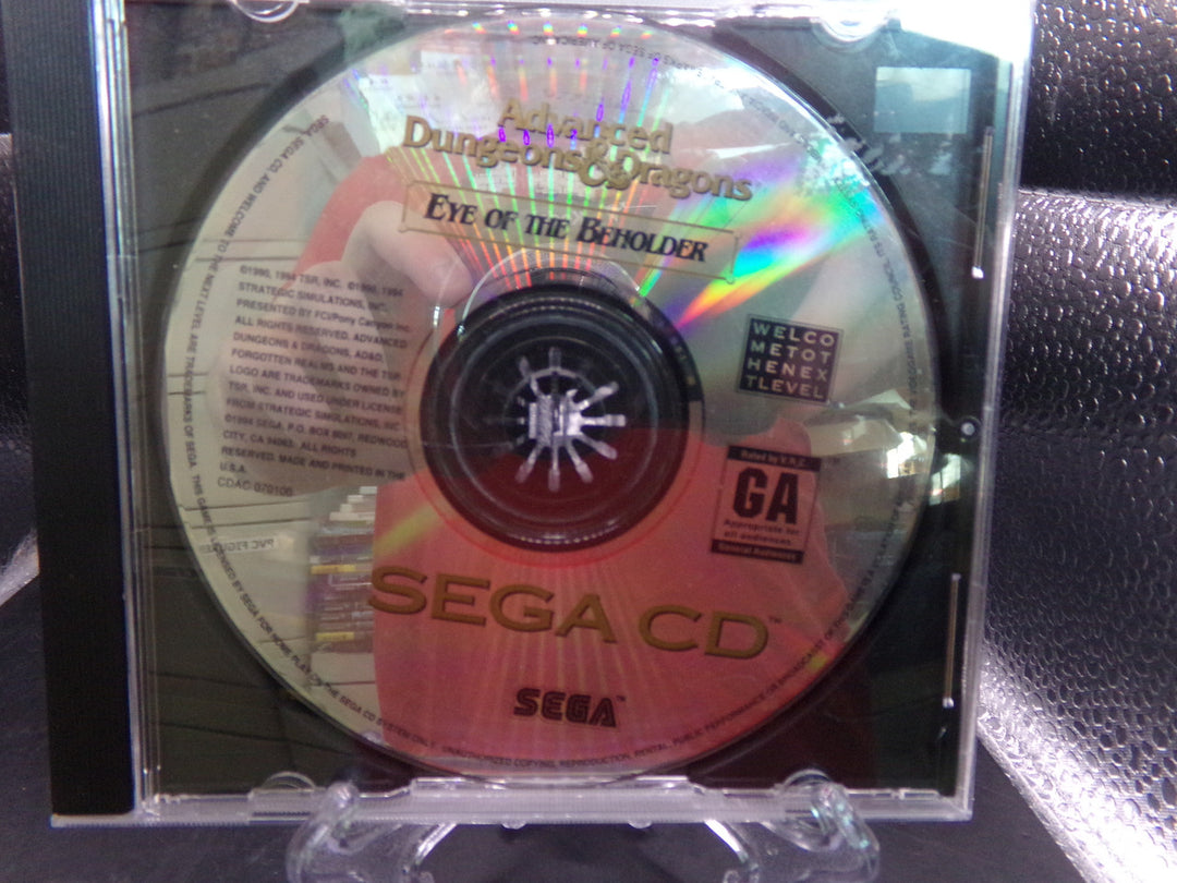 Advanced Dungeons & Dragons: Eye of the Beholder Sega CD Disc Only