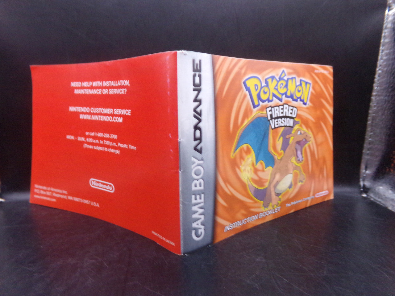 Pokemon Fire Red Game Boy Advance GBA MANUAL ONLY – Core Gaming