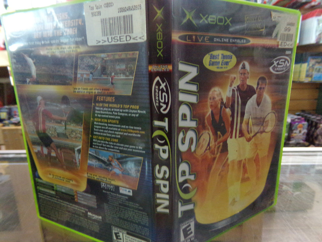 Top Spin Tennis Original Xbox Used