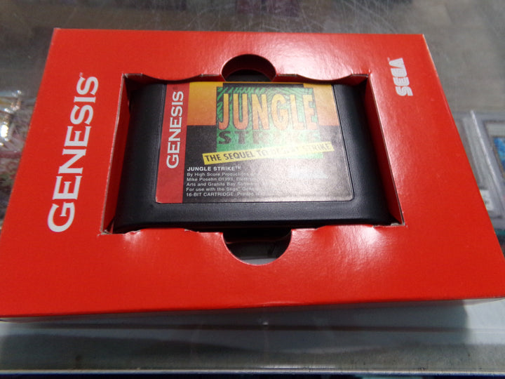 Jungle Strike Sega Genesis Boxed Used