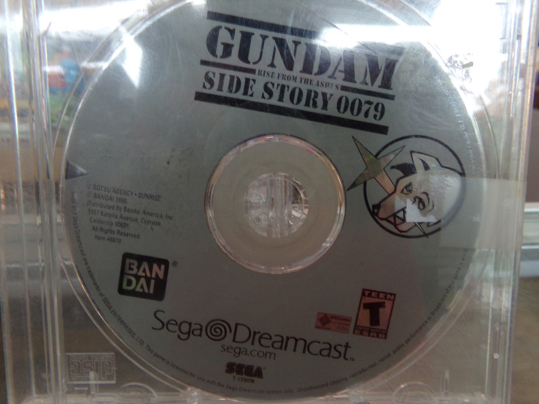 Gundam Side Story 0079: Rise From the Ashes Sega Dreamcast Disc Only