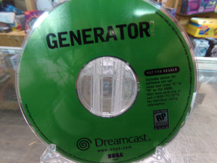 Sega Dreamcast Generator Demo Disc Volume 2 Used