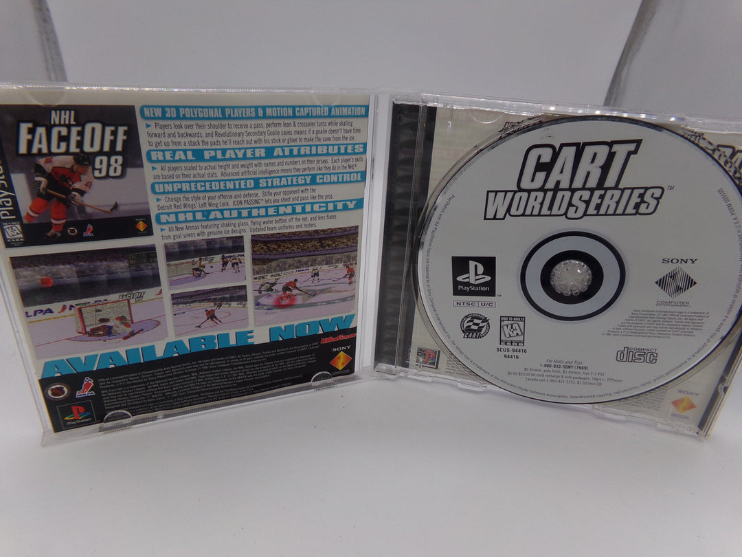 CART World Series Playstation PS1 Used