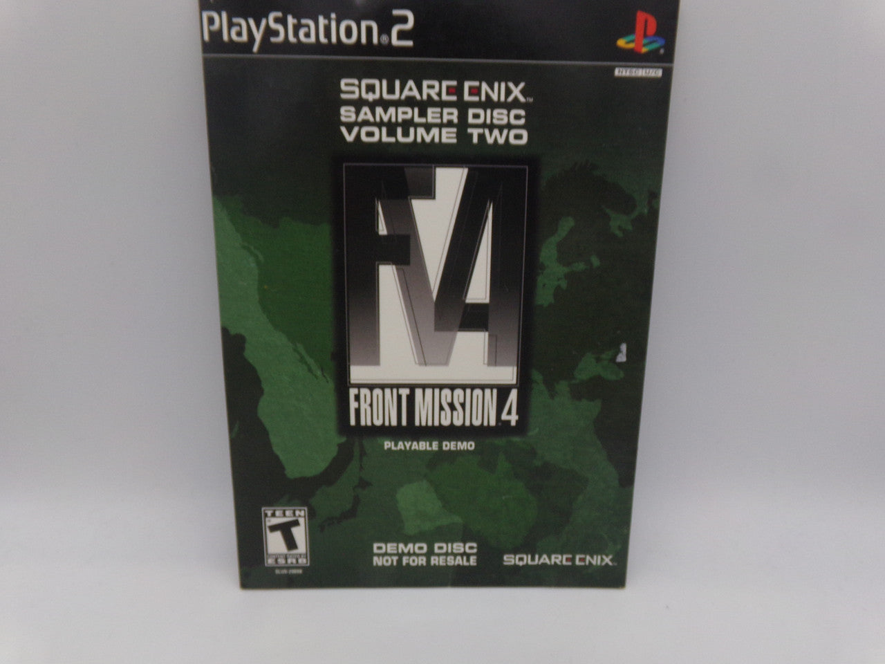 Square Enix Sampler Disc Volume 2 Front Mission 4 Demo Disc