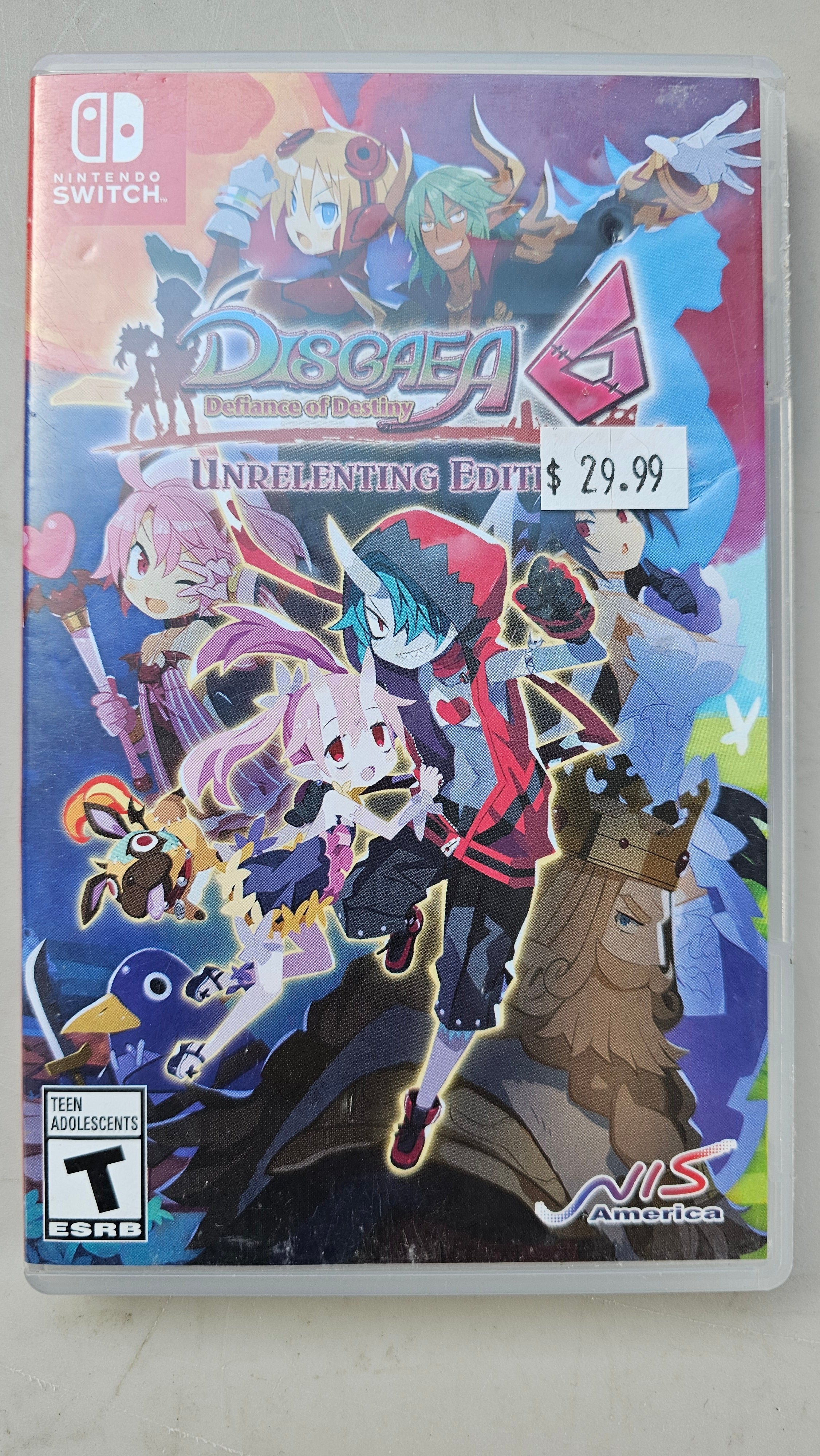 Disgaea 6 Defiance of Destiny Unrelenting Edition - Switch - Game Games - A Loja Mais POP do