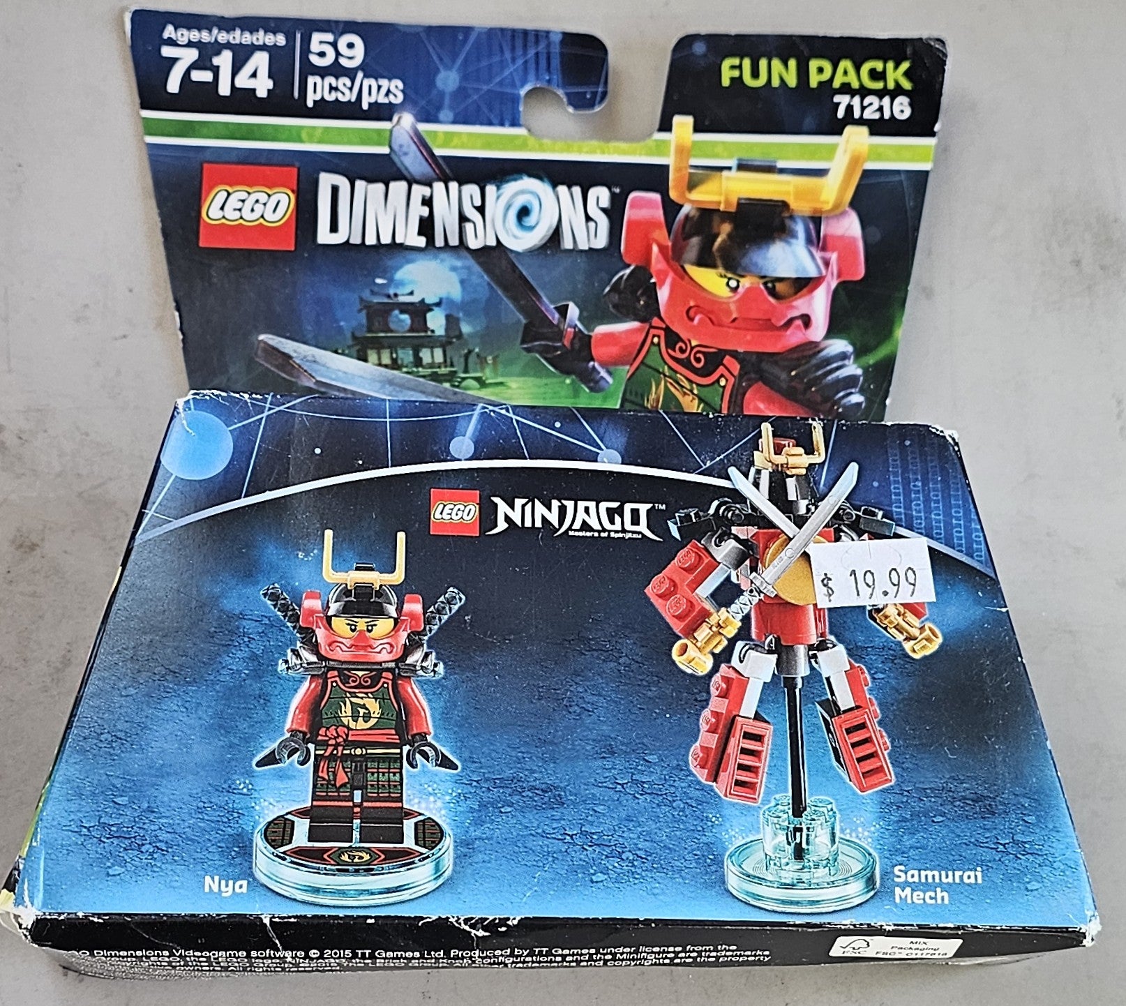 Lego Dimensions Ninjago - Nya [Fun Pack] #71216 NEW SD0223 – Core