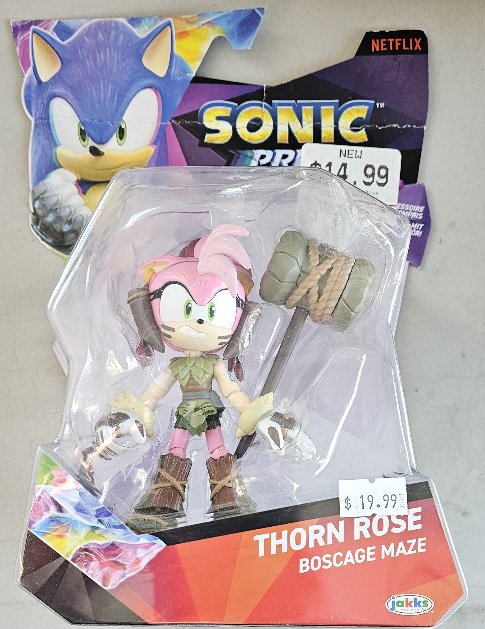Sonic Prime Jakks Pacific 5" Articulated Action Figure - Thorne Rose B   Core Gaming