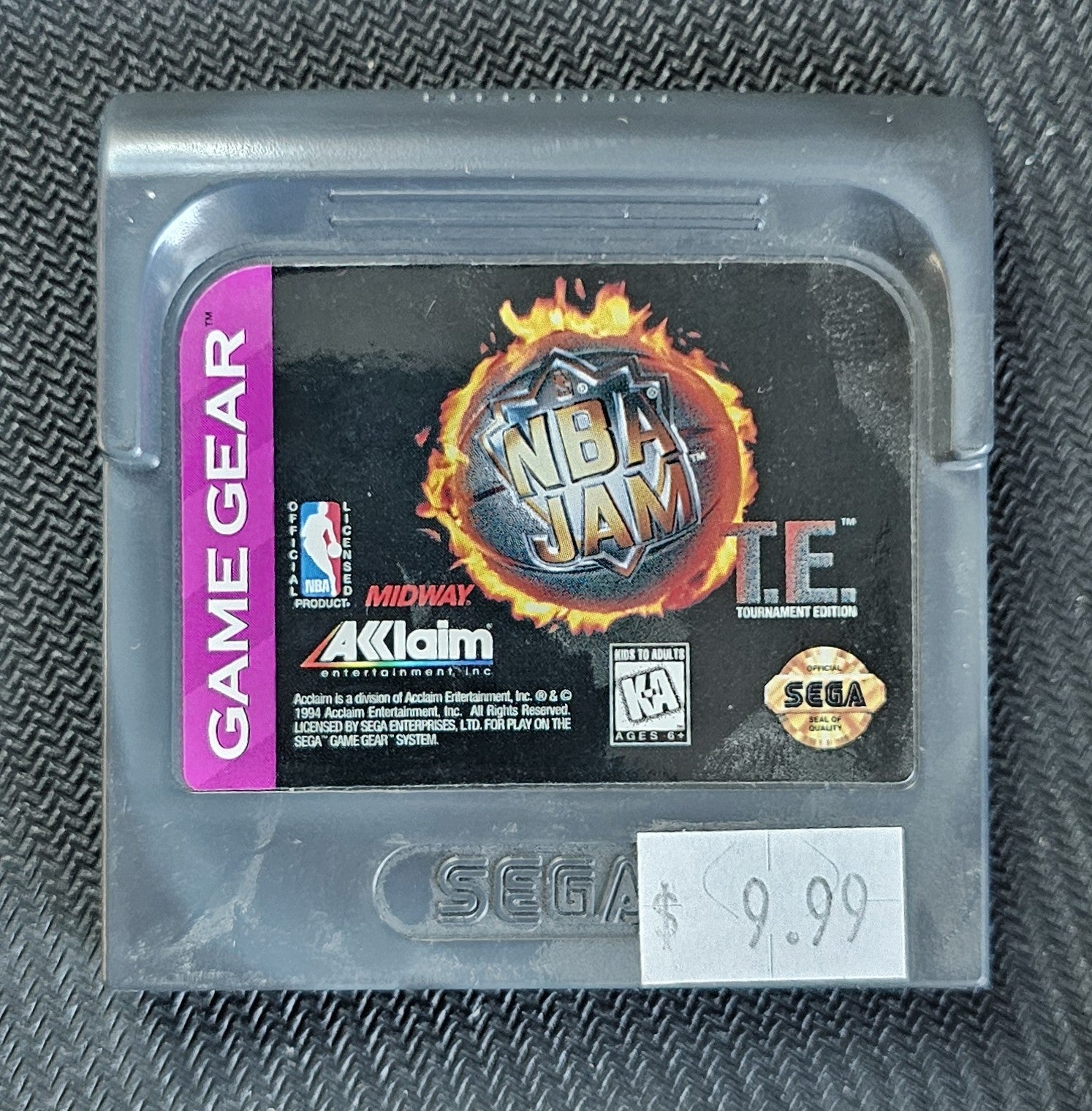 nba jam game gear NBA Jam Tournament Edition