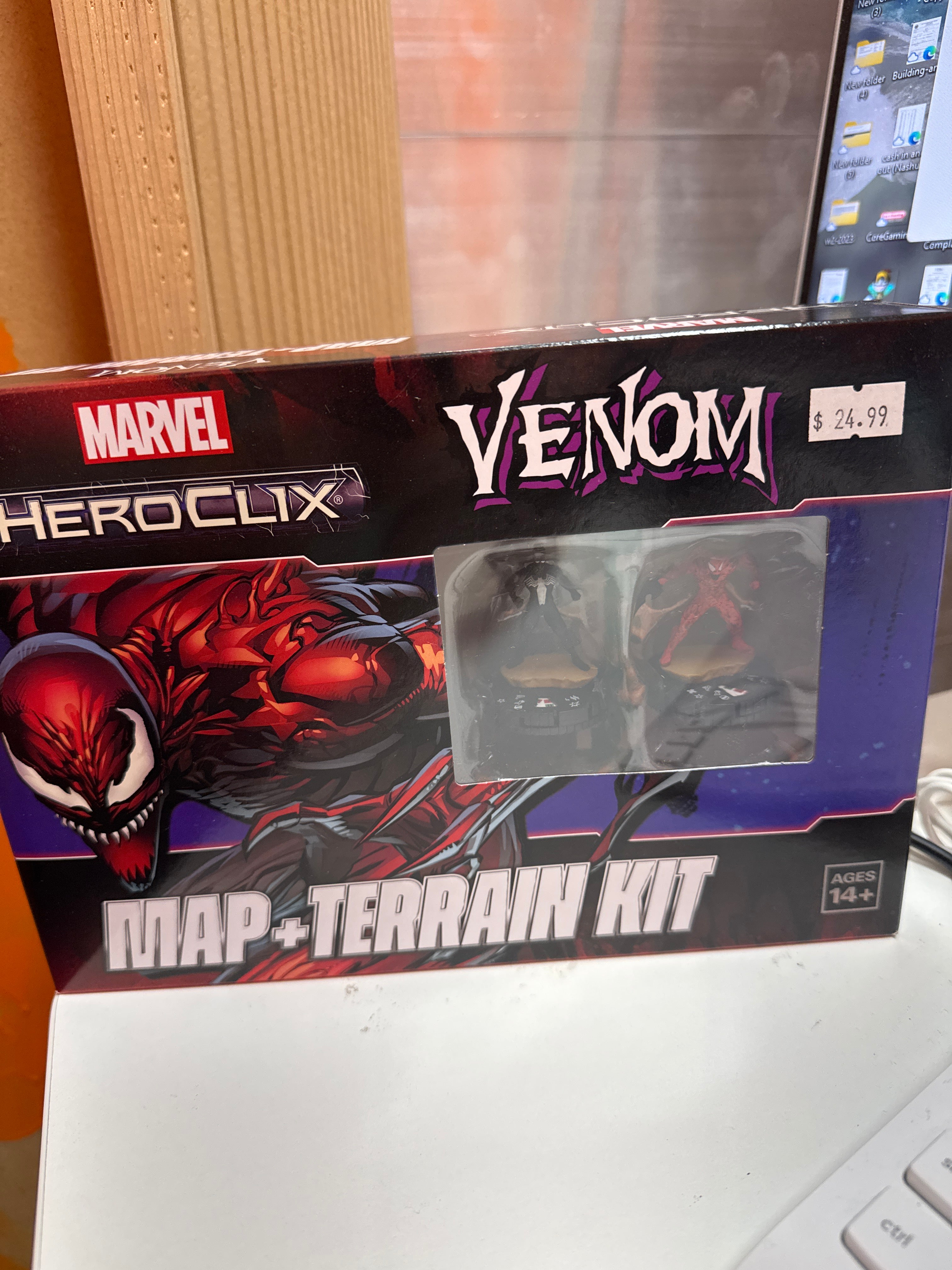 HeroClix Marvel HeroClix: Venom Map and Terrain Kit MD42026 – Core