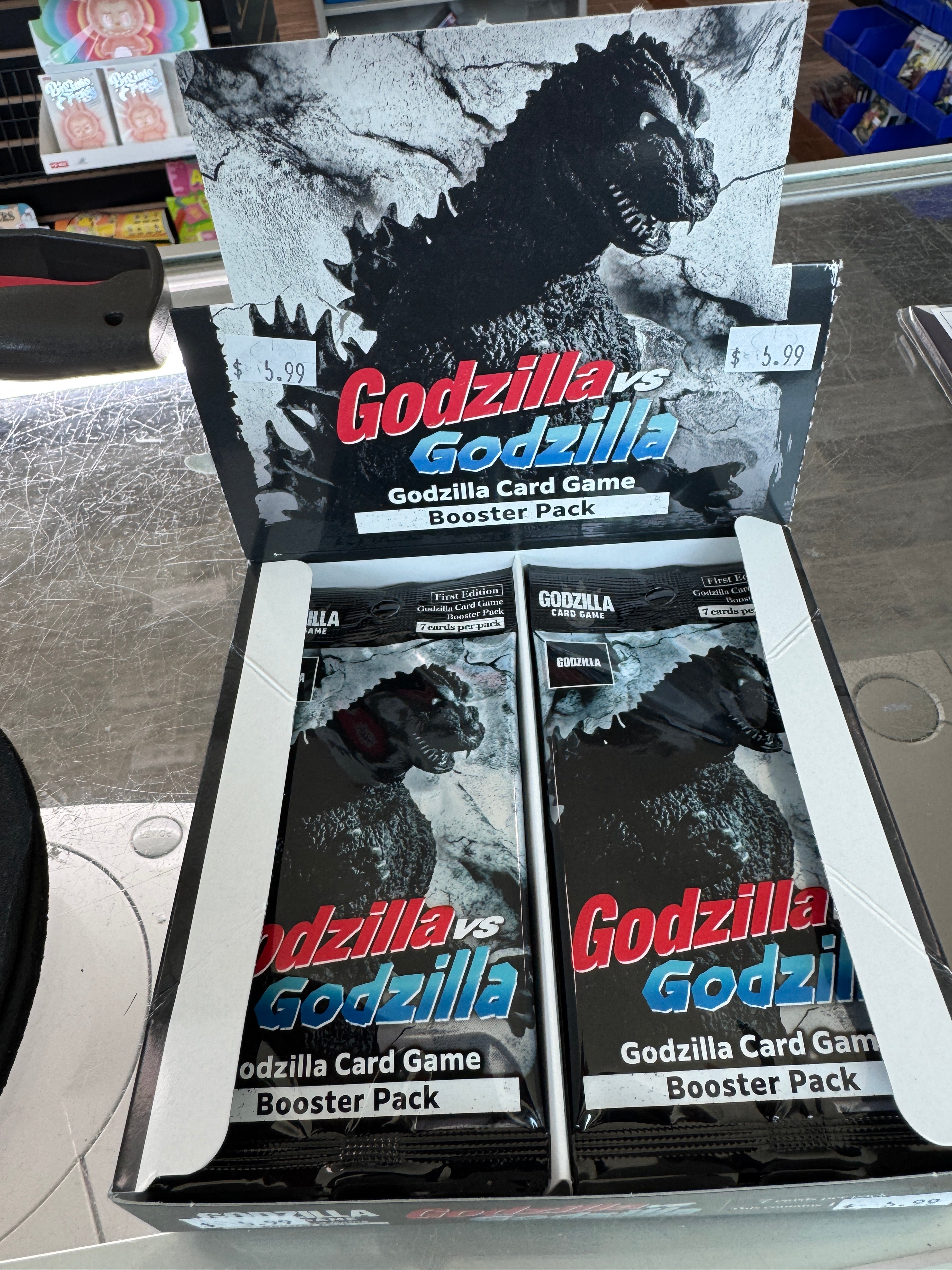 godzilla card game booster box Godzilla Card Game "Godzilla Vs Godzilla" Booster Pack / Box MDH81525 –  Core Gaming