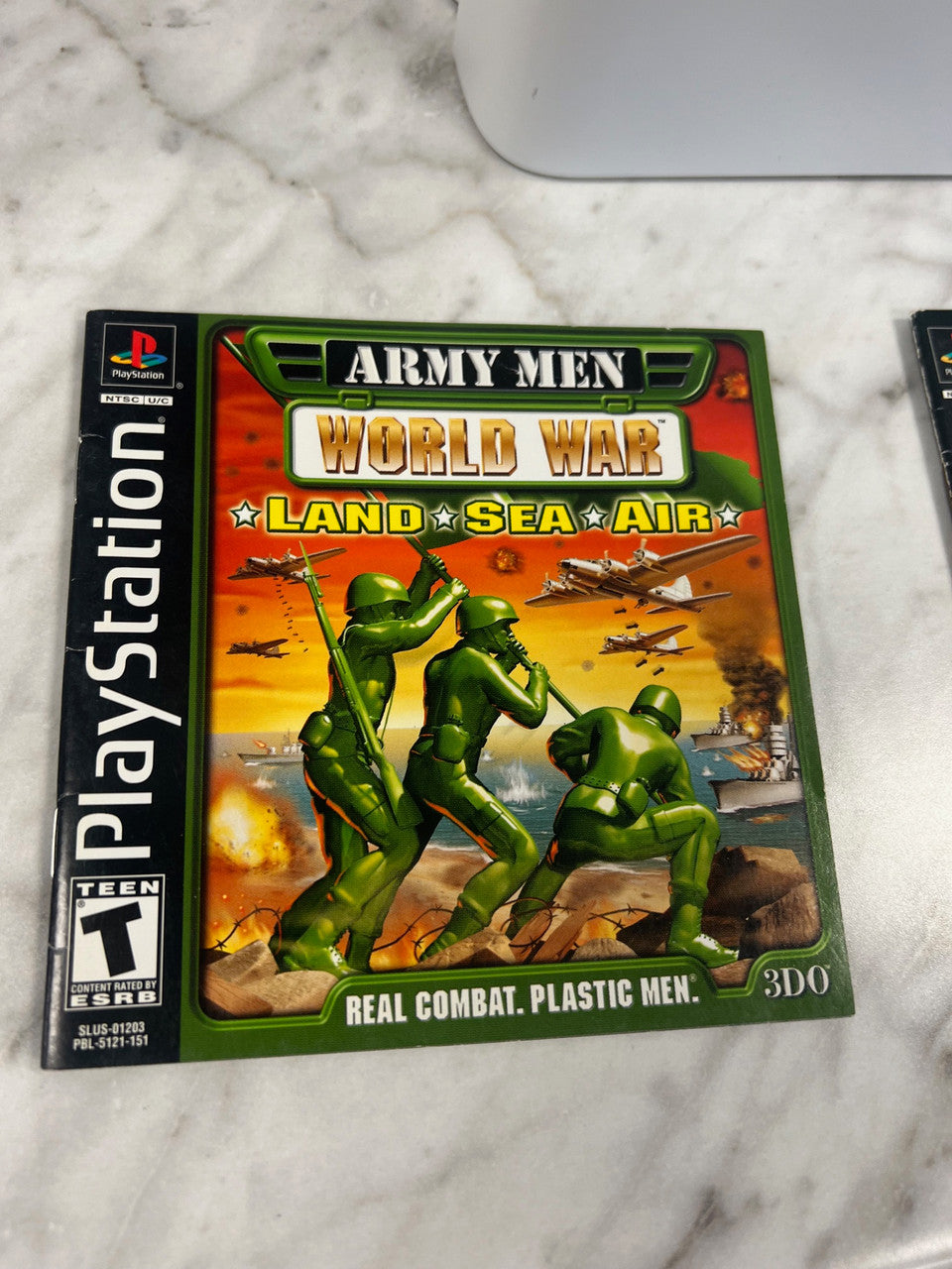 Army Men World War Playstation 1 PS1 Manual only – Core Gaming