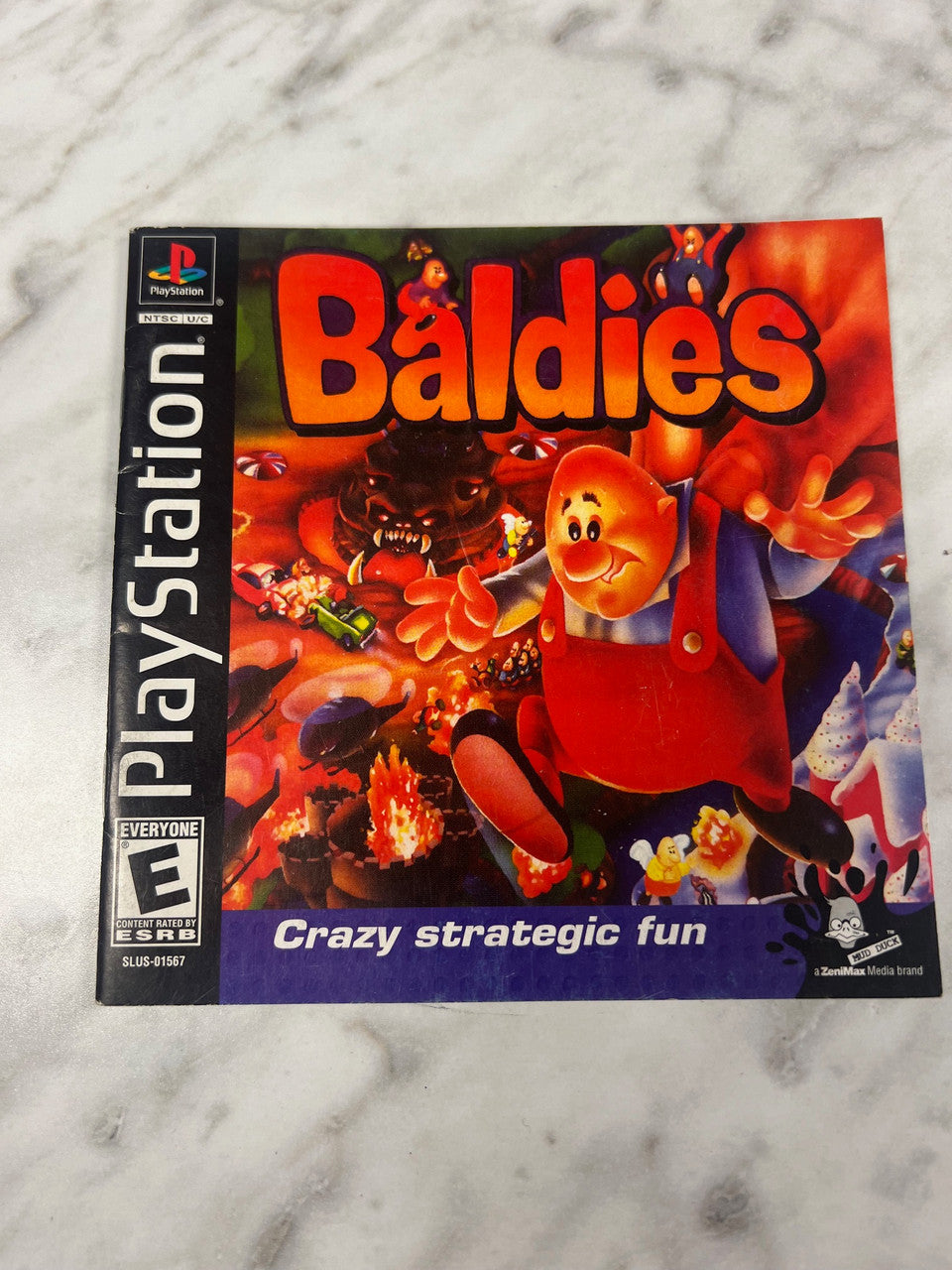 Baldies PS1 Playstation 1 Manual only
