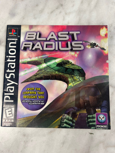 Blast Radius PS1 Playstation 1 Manual only
