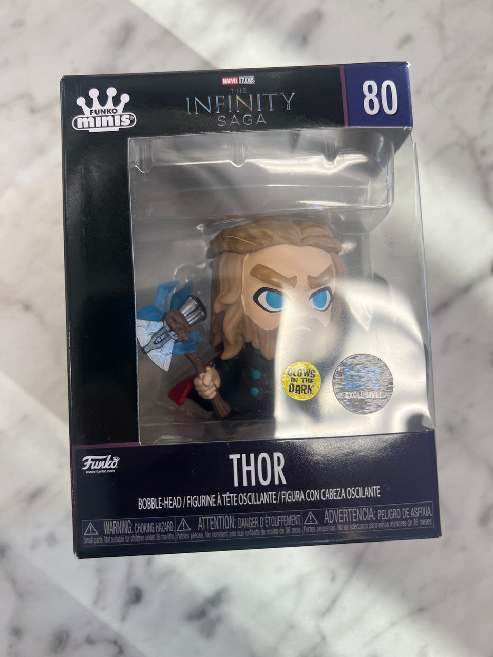 Funko Minis Marvel Infinity Saga #80 Thor GITD Five Below