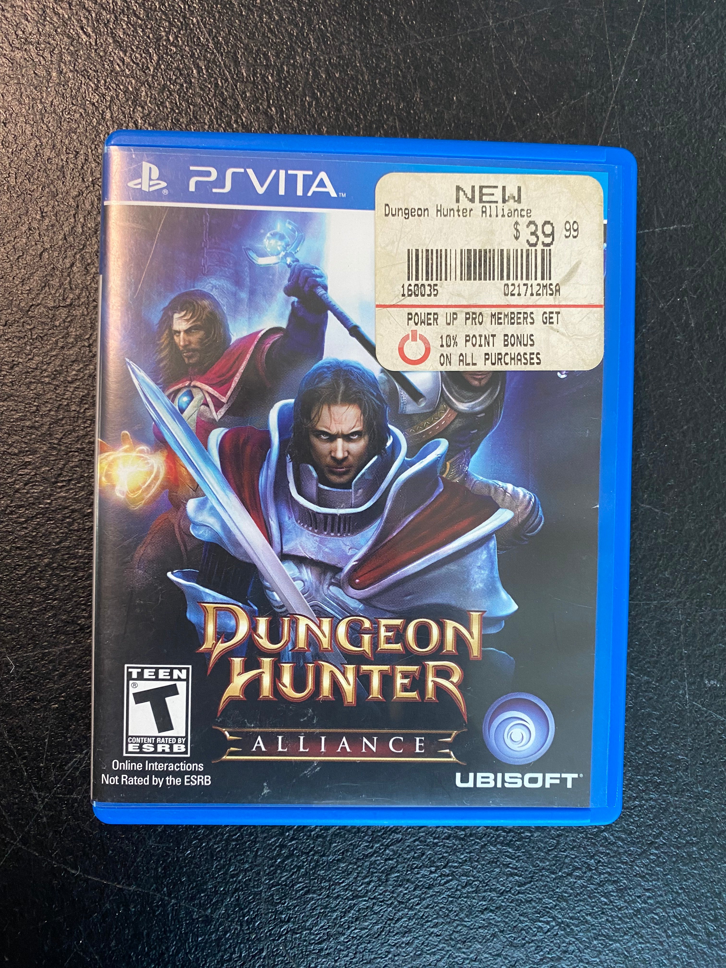 Jeu Dungeon Hunter Alliance Complet Pour PS Vita - Bon état, Boîtier Et Notice Inclus