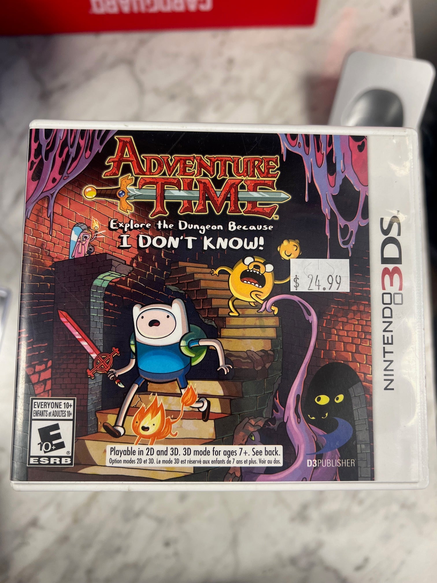Adventure Time Explore the Dungeon Because I Don't Know 3DS