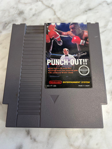 Mike Tyson's Punch Out!! NES Nintendo Entertainment System Cart only Used
