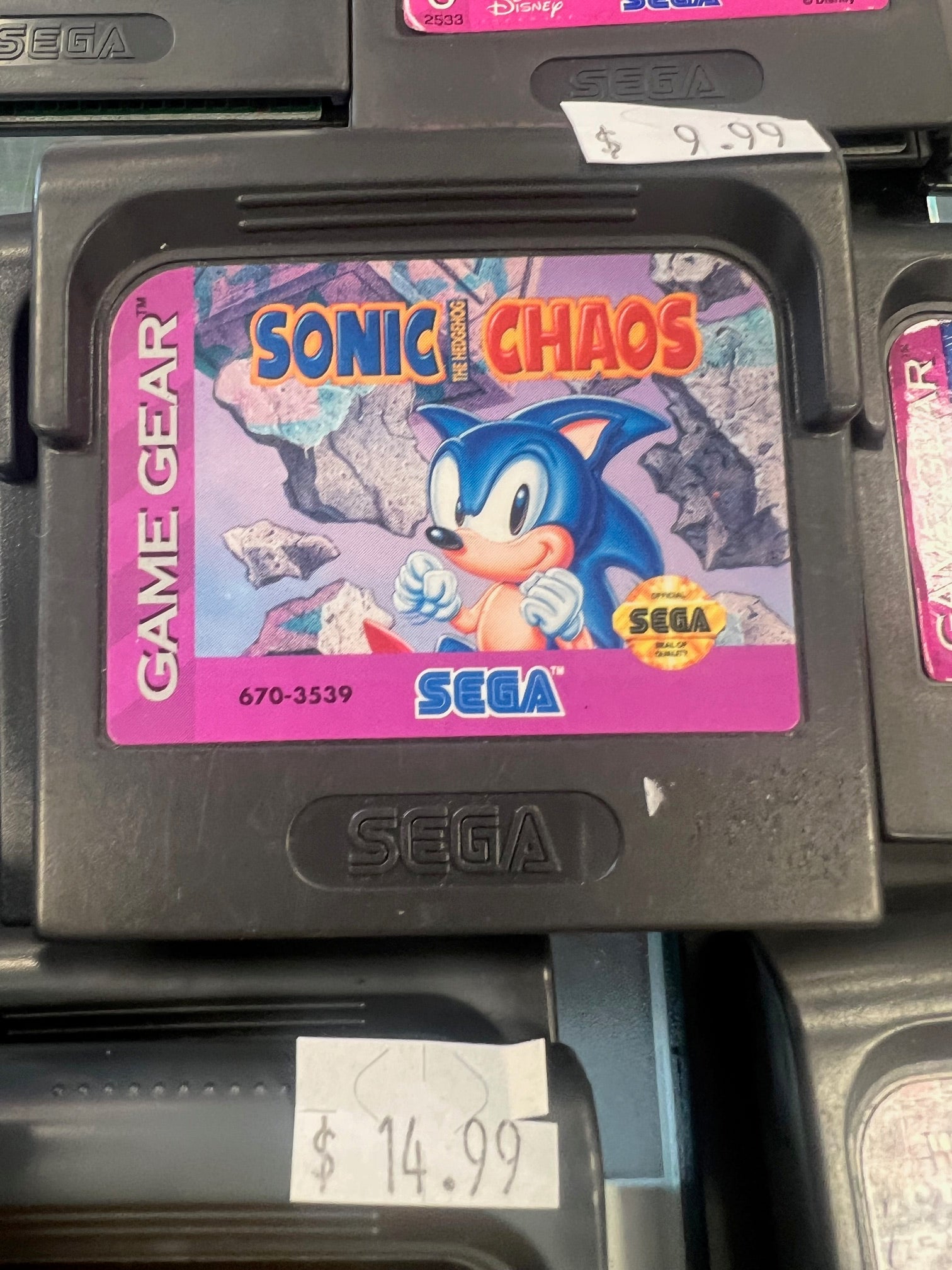 Sonic Chaos GAME GEAR (Gebraucht) in Olten für CHF 10 - mit Lieferung Sonic Chaos GAME GEAR (Gebraucht) in Olten für CHF 10 - mit Lieferung