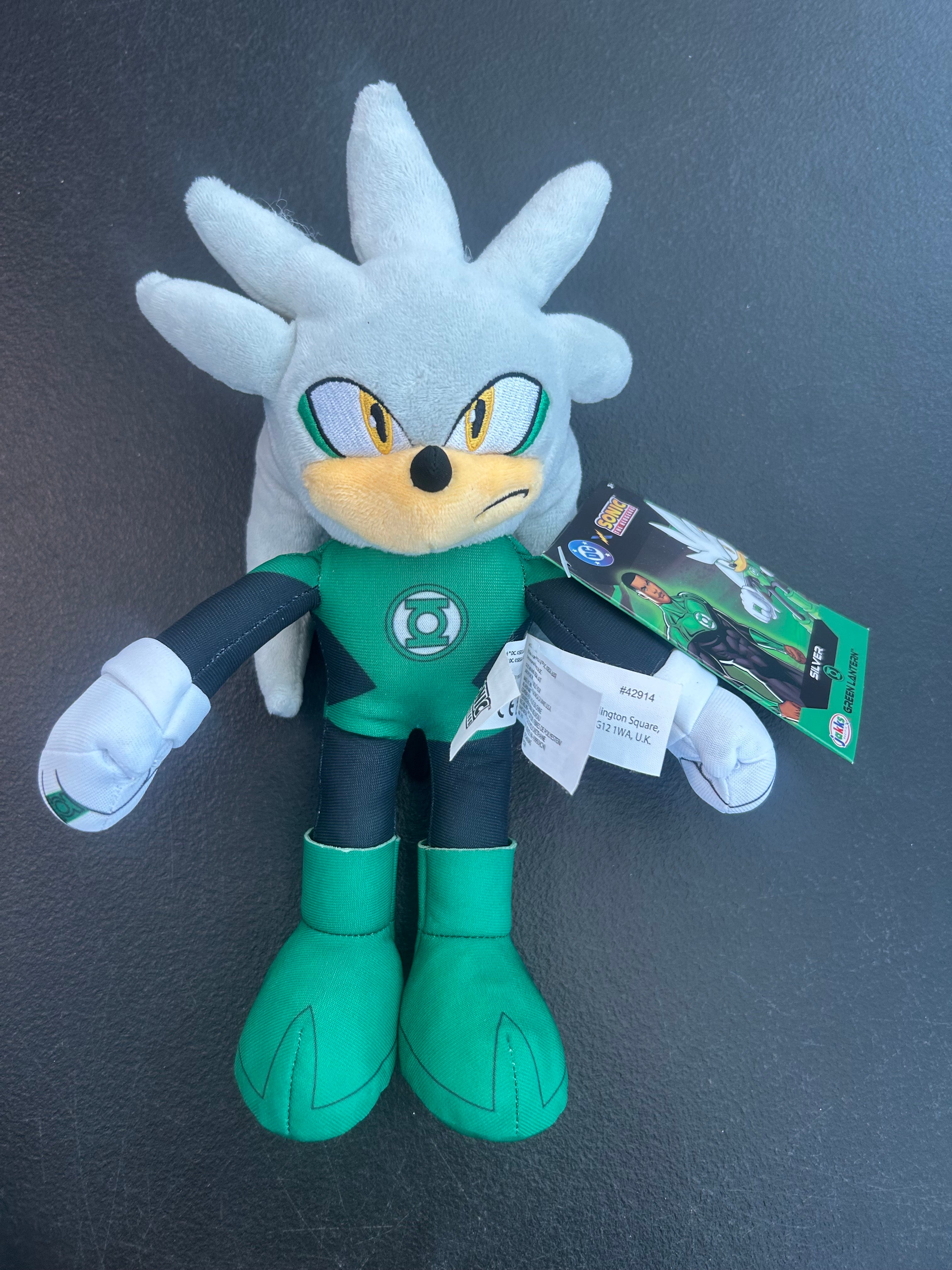 Jakks Pacific Sonic the Hedgehog x DC Silver Green Lantern
