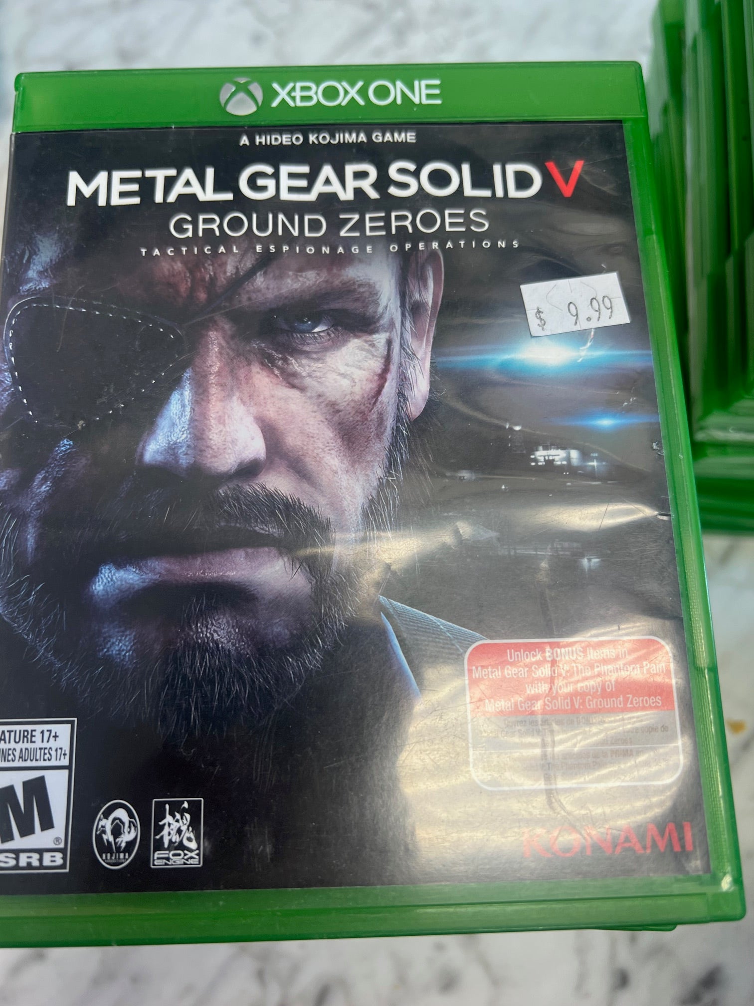 metal gear solid v ground zeroes xbox one Metal Gear Solid V