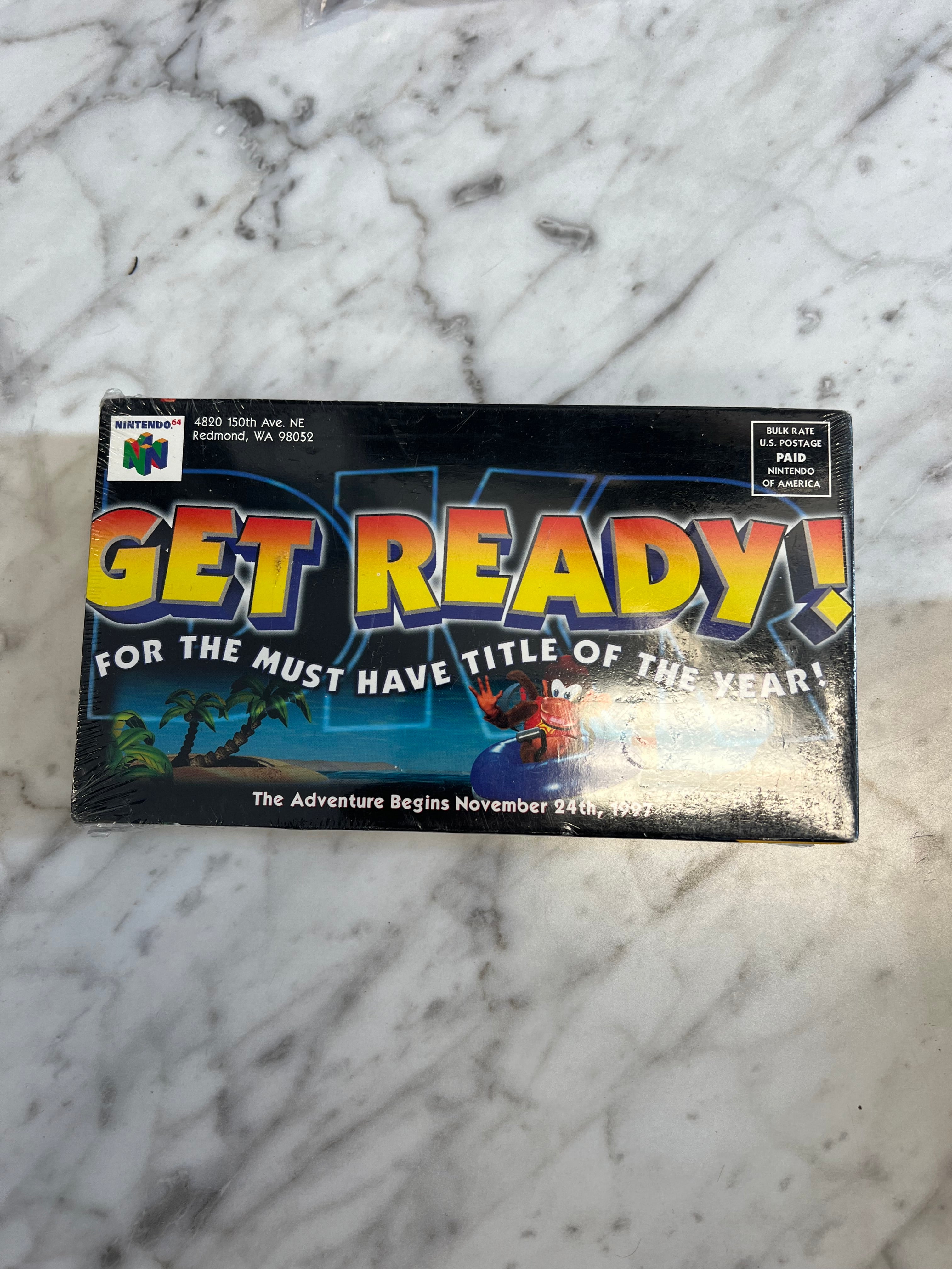 Diddy Kong Racing VHS Tape Brand New high quality Sealed N64 Nintendo 64