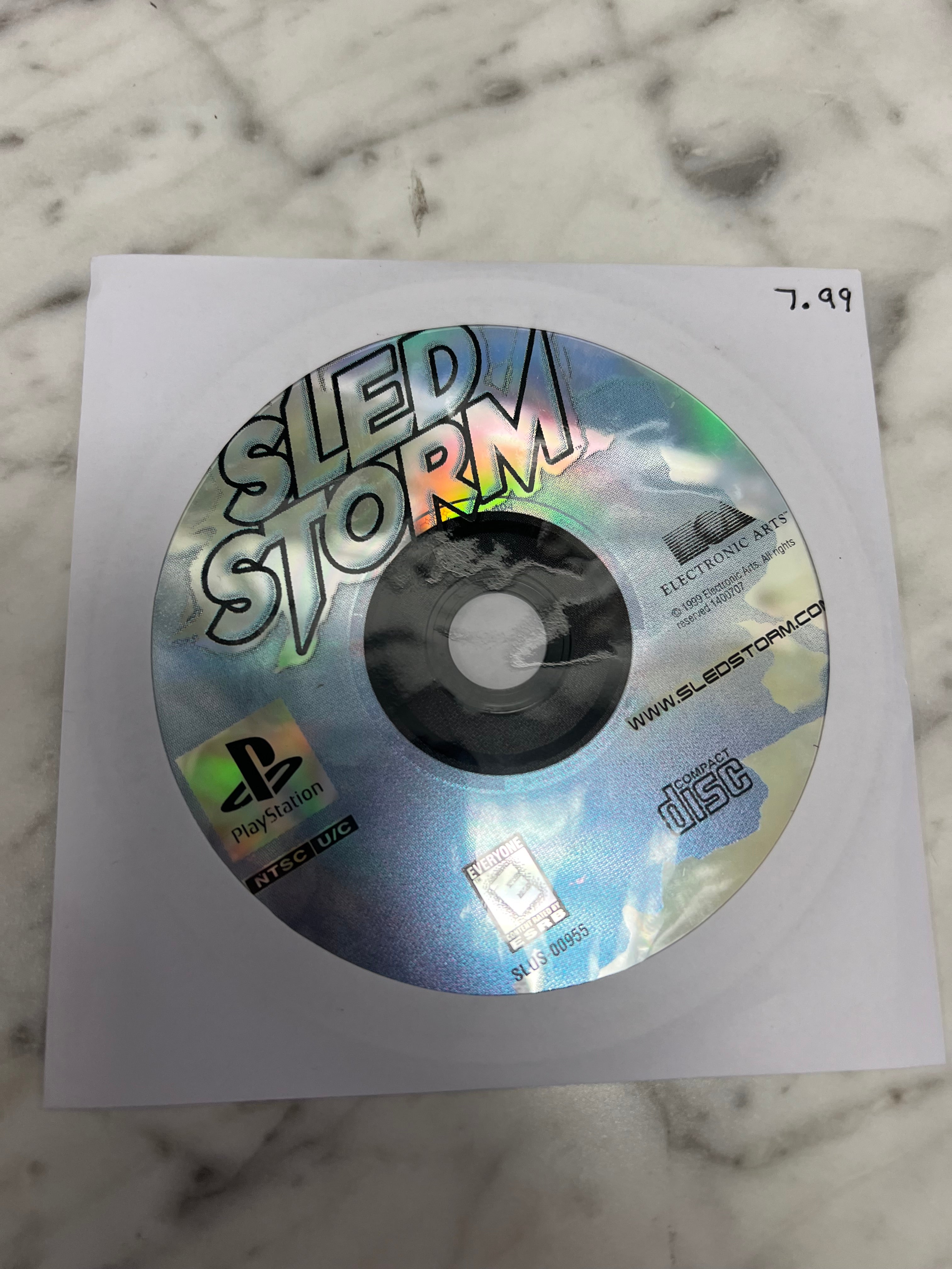 Playstation 1 Sled hot Storm NIP