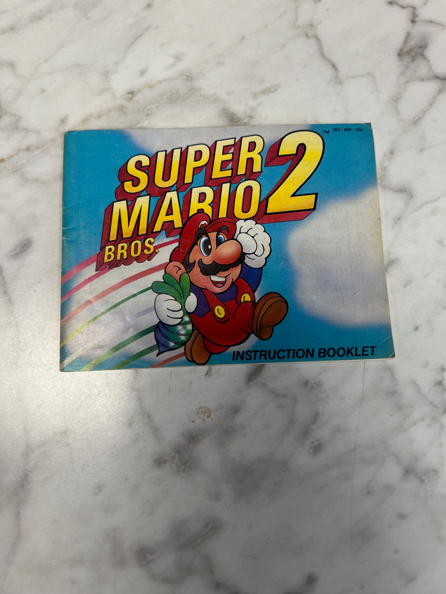 Super Mario Bros 2 for Original Nintendo NES Manual Only MO11525
