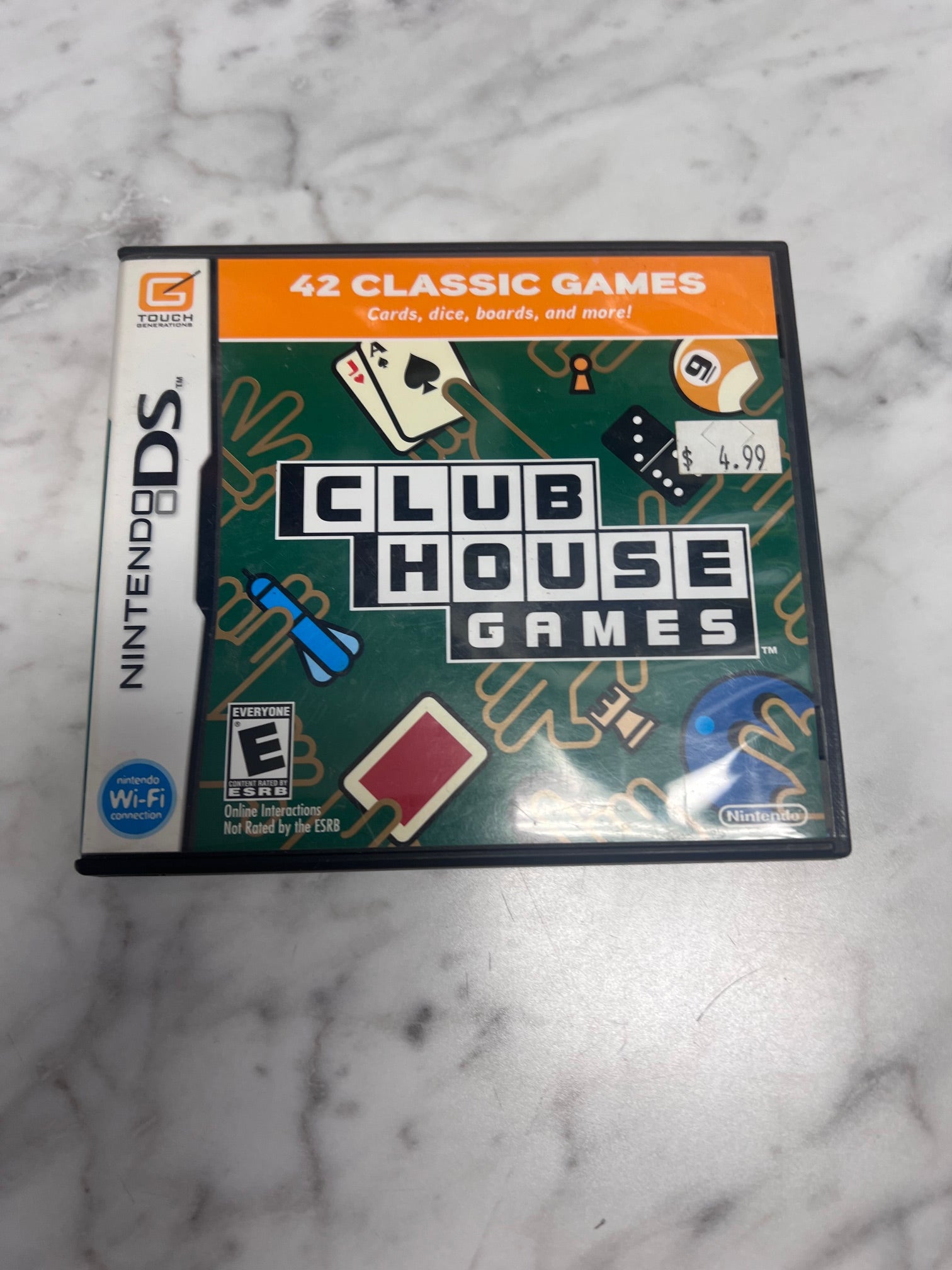 Clubhouse Games Nintendo DS CASE MANUAL ONLY CO103025 – Core Gaming