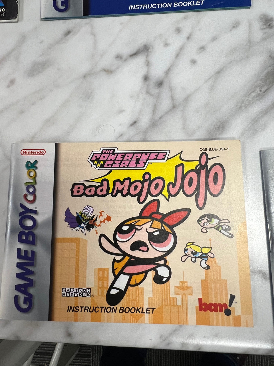 Powerpuff Girls Bad Mojo Jojo Game Boy Color Manual only – Core Gaming
