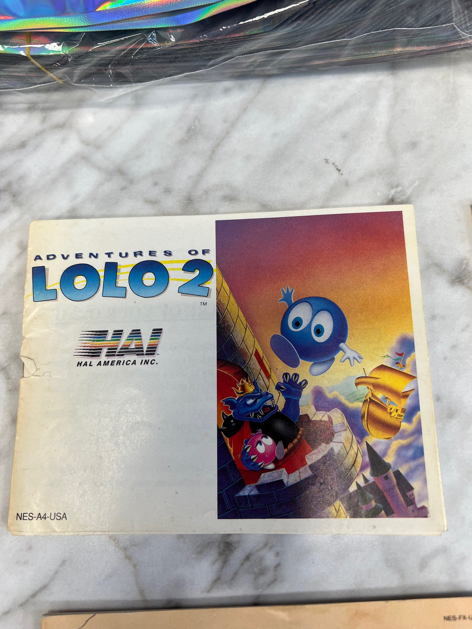 Adventures of Lolo 2 NES Nintendo Manual Only