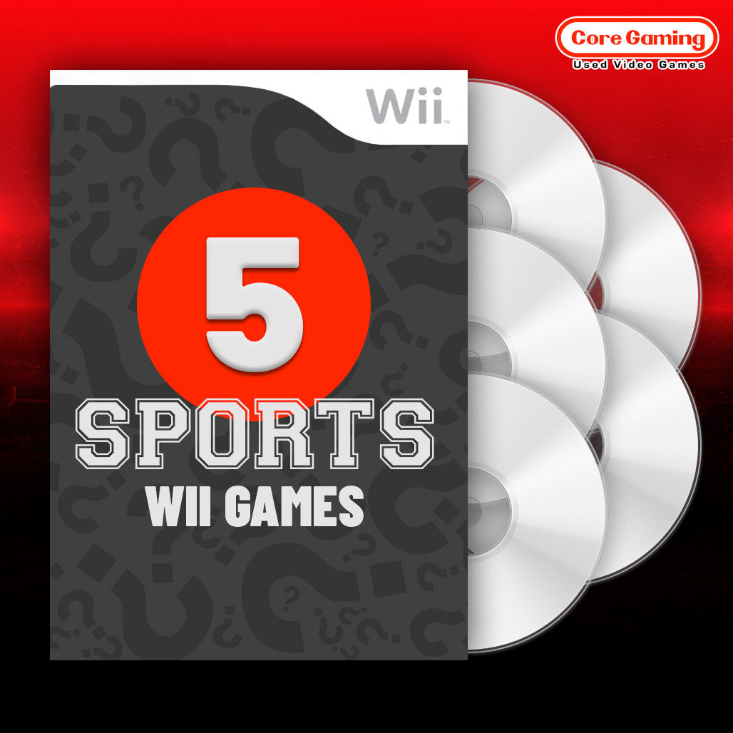 Nintendo Wii Sports Mystery/Surprise Box (5 Different games) – Core Gaming