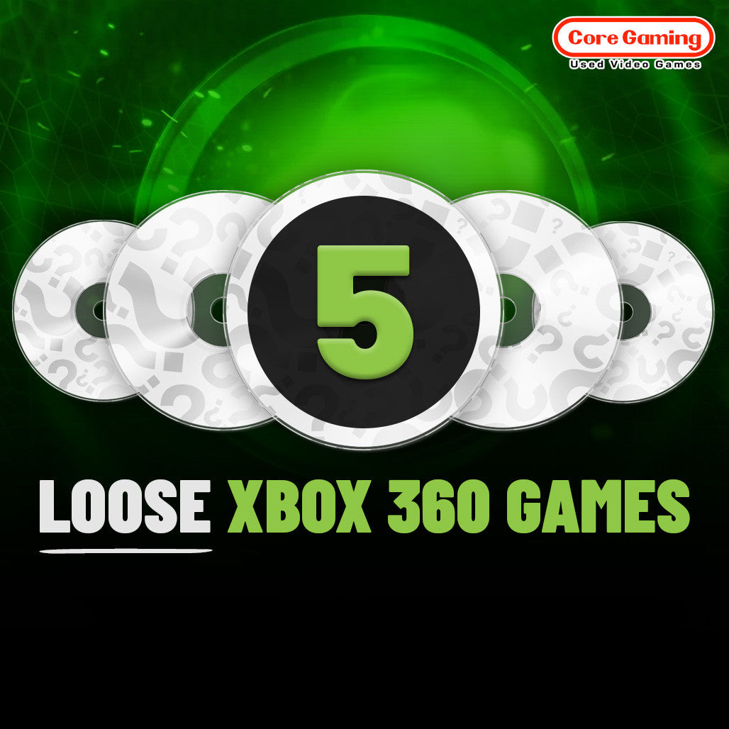 Loose Xbox 360 Mystery/Surprise Box (5 Different games) – Core Gaming