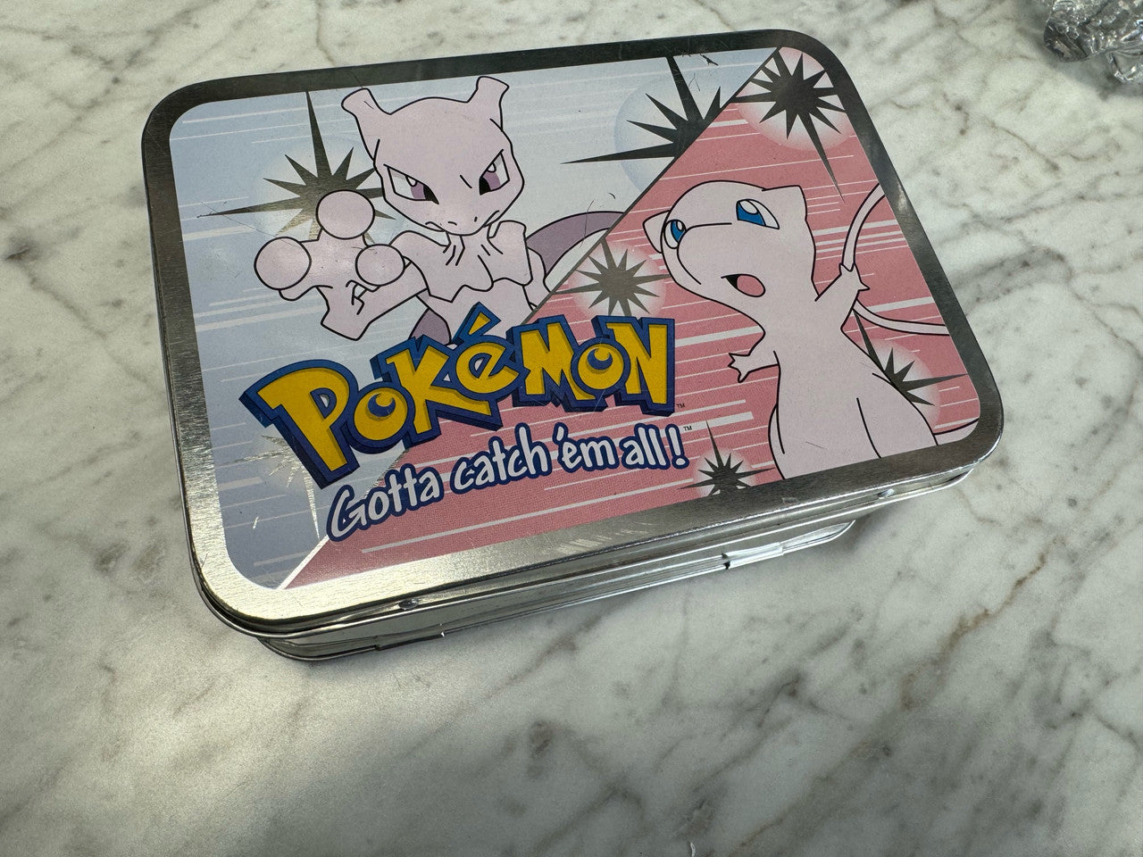 Pokmon Mewtwo 1995 1999 Metal Lunch Box Trading Card Tin Vintage Pokmon Mewtwo 1995 1999 Metal Lunch Box Trading Card Tin Vintage