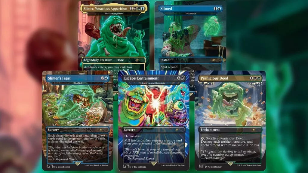 Magic the Gathering Secret Lair x Ghostbusters: Slimer Foil Edition MD – Core Gaming