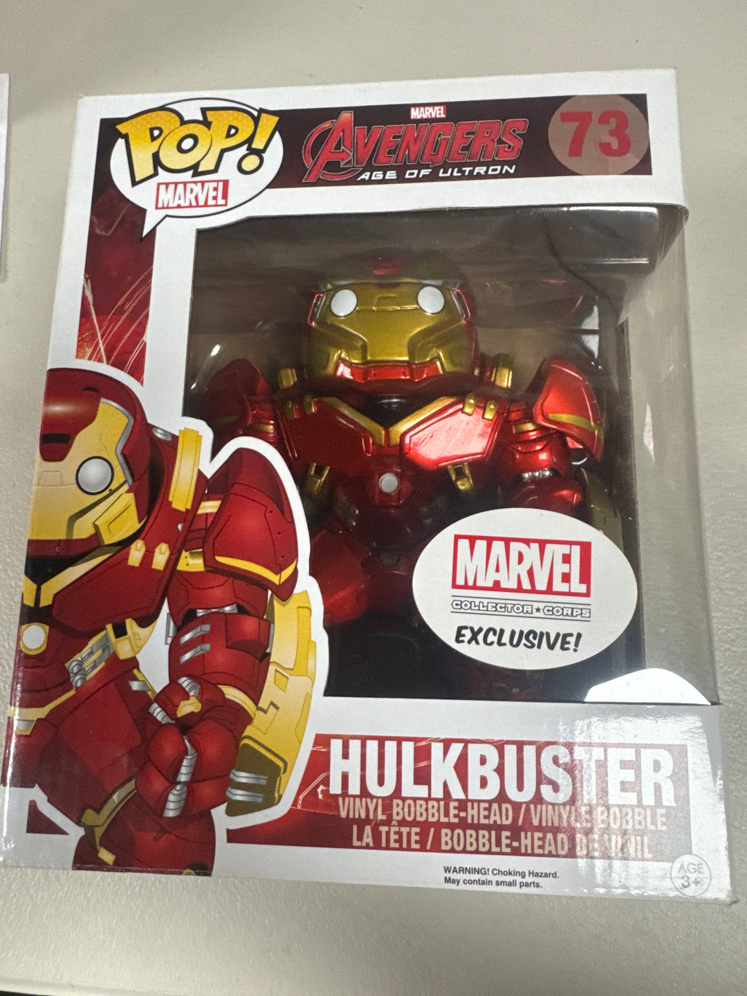 Funko Pop! Hulkbuster #73 Marvel Collector Corps Avengers Age of Ultron FP82026