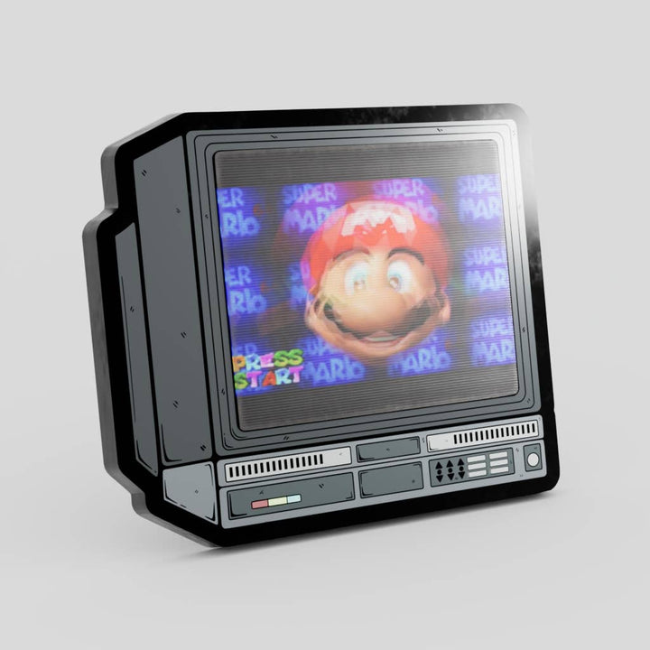 2.5" Lenticular Mario 64 CRTV Enamel Pin - NE32726