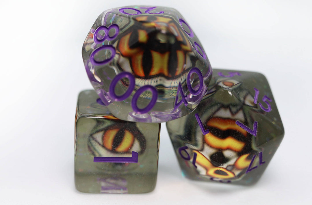 Venom Dragon Eye RPG Dice Set - NE043026