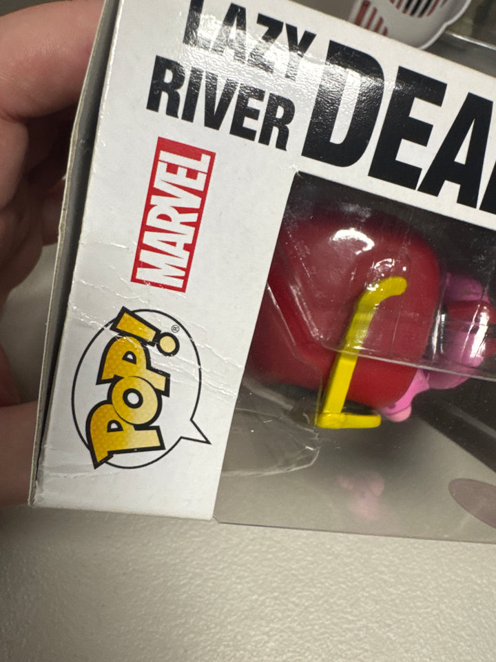 Funko Pop! Lazy River Deadpool #929 Gamestop Marvel DAMAGED BOX FP92926