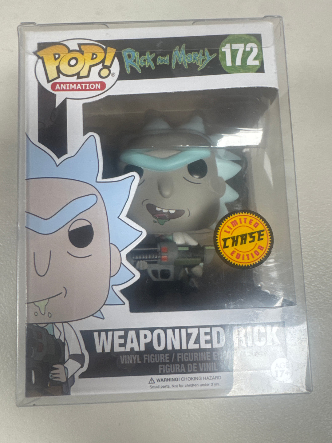 Funko Pop! Weaponized Rick #172 Chase Rick and Morty  FP10826