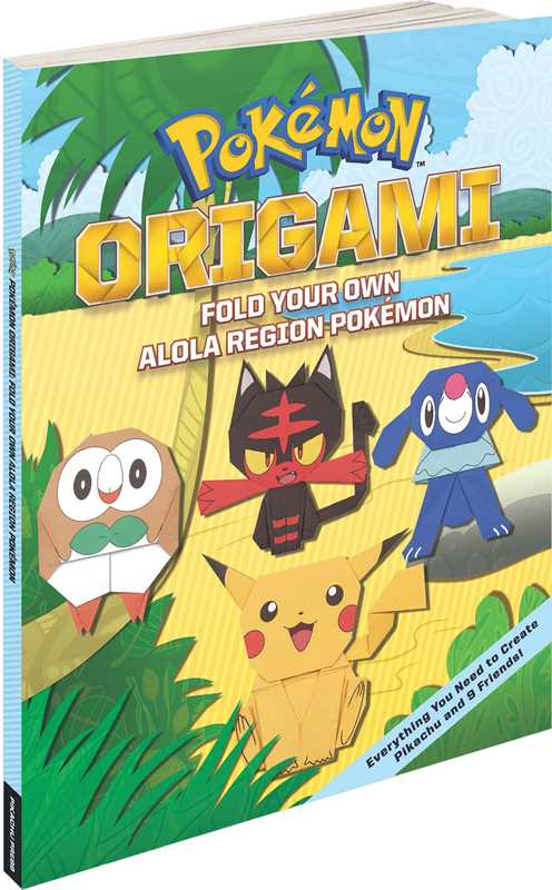 Pokémon Origami: Fold Your Own Alola Region Pokémon by The Pokemon Company NE32536