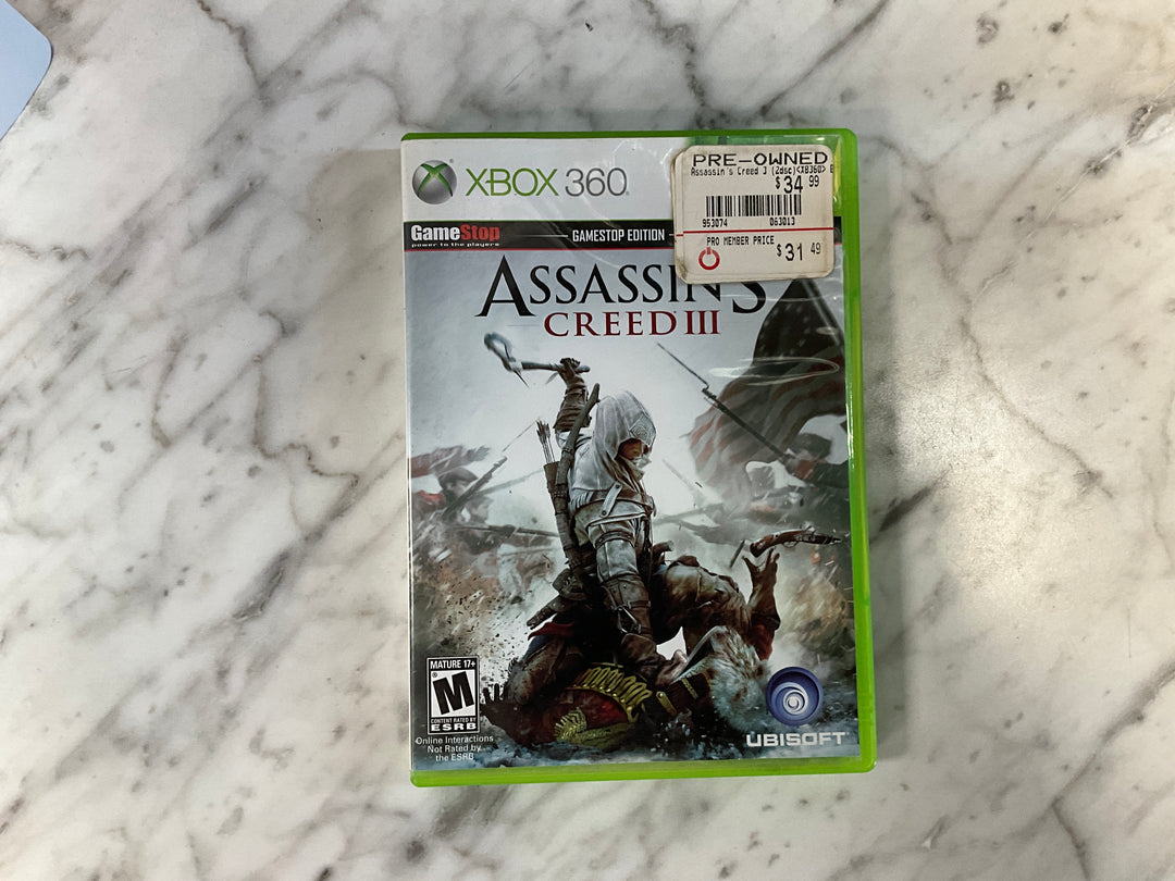 Assassin's Creed III - Xbox 360 DI1126