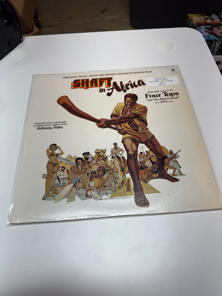 Johnny Pate - Shaft in Africa Soundtrack - (NM Condition) Vinyl Record   VR32326