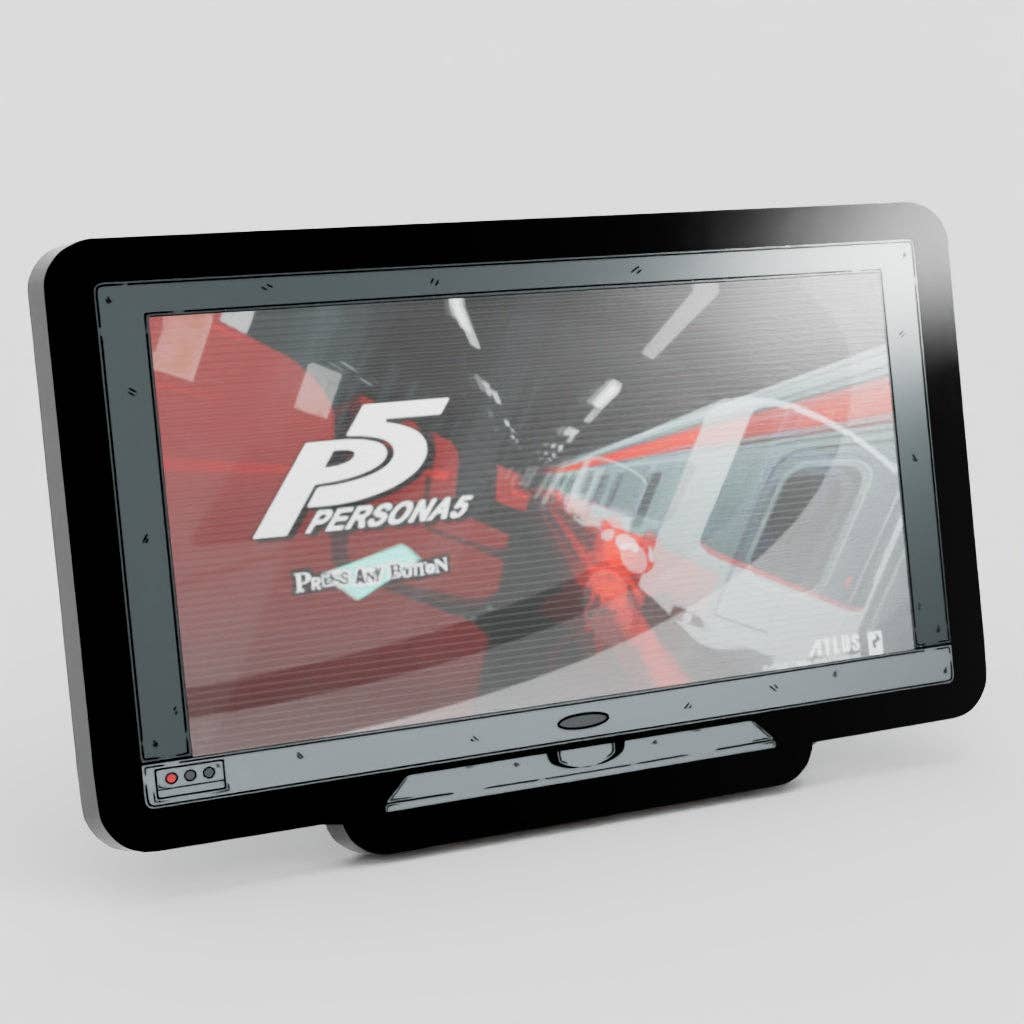 Monitor Lenticular Persona 5 Enamel Pin NE81926