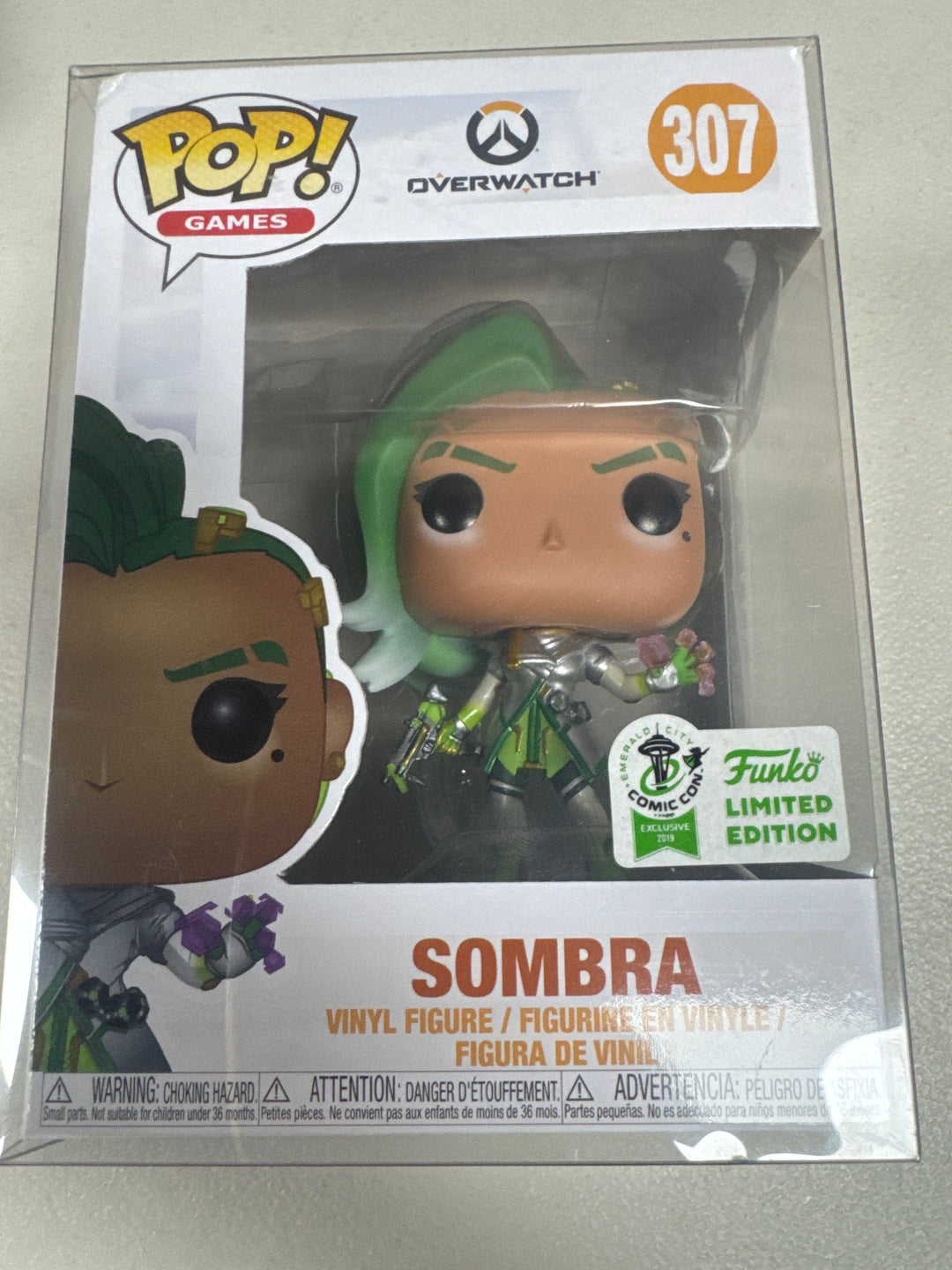 Funko Pop! Sombra #307 Emerald City Comic Con Overwatch FP82126